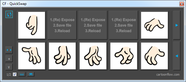 QuickSwap Toon Boom Harmony 15 missing thumbnails